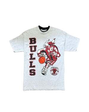 Vintage 90s Chicago Bulls Benny The Goat Tee